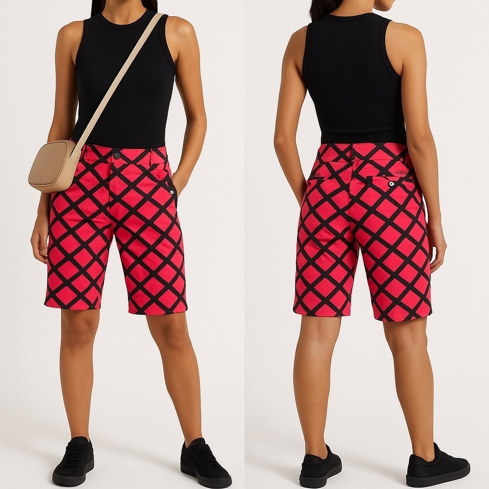🔥 MUST HAVE! Women's Adidas ClimaLite Quick-Dry Nylon Bermuda Shorts - Size 4
